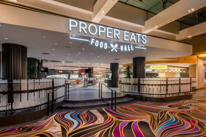 Happy Leaf, a salad spot, is set to open on June 10, 2024, in Proper Eats Food Hall at Aria on ...