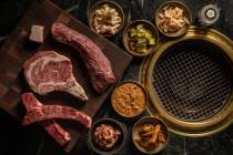 A Butcher's Feast from Cote Korean Steakhouse of New York City, Miami and Singapore. The restau ...