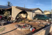 Crews battle a house fire Tuesday, June 4, 2024, on the 4600 block of East  ...