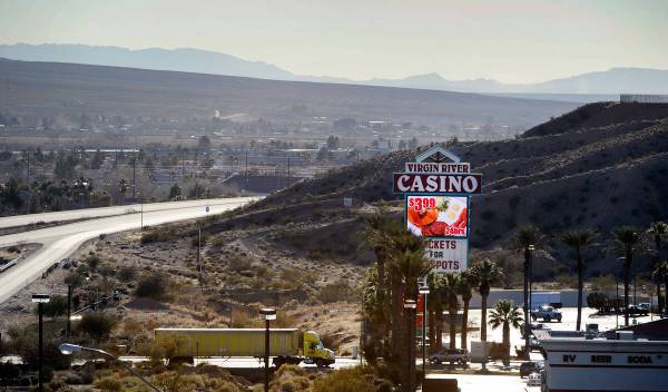 The Virgin River Casino is seen on Monday, Jan. 21, 2013, in Mesquite. (Las Vegas Review-Journal)