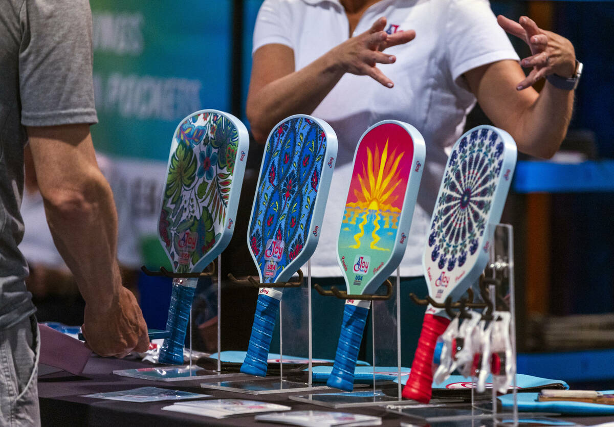 4Joy pickleball paddles are available for purchase during the World Pickleball Convention withi ...
