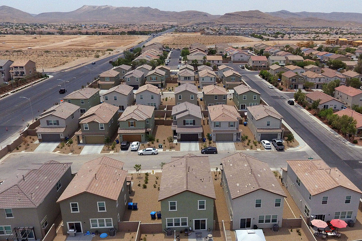 Las Vegas' housing market seems to have hit a recent peak in terms of what type of market we ar ...