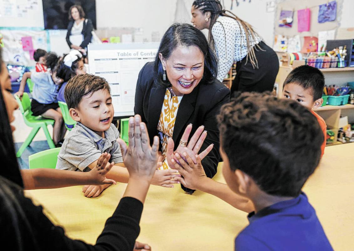 File Nevada Superintendent of Public Instruction Jhone Ebert at Mater Academy Mountain Vista in ...
