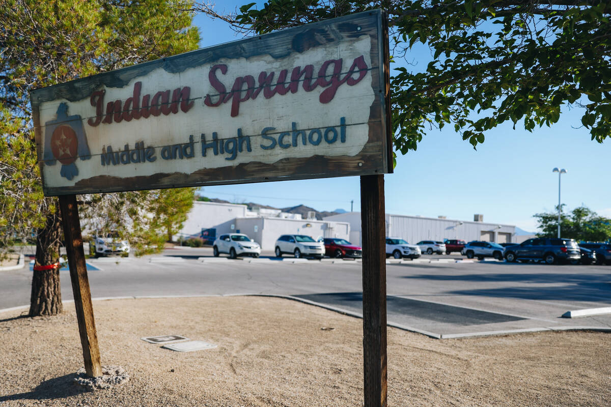 The Indian Springs school campus is seen on Friday, June 7, 2024, in Indian Springs. (Madeline ...