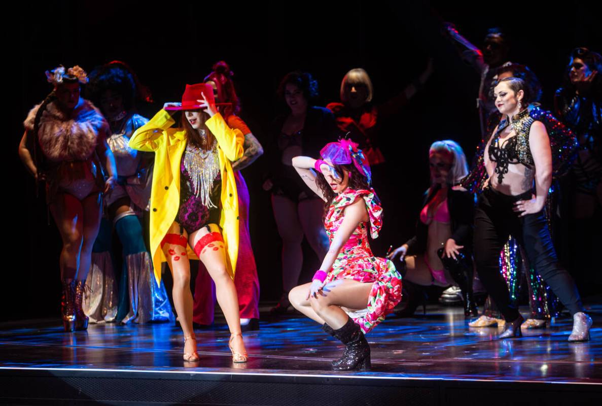 Performers dance in the opening of the “Movers, Shakers and Innovators” showcase ...