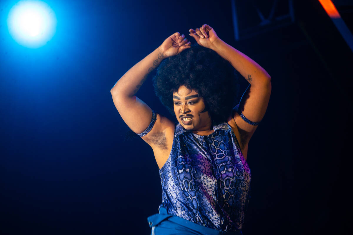 King Leo Mane, of Seattle, performs during the “Movers, Shakers and Innovators” s ...