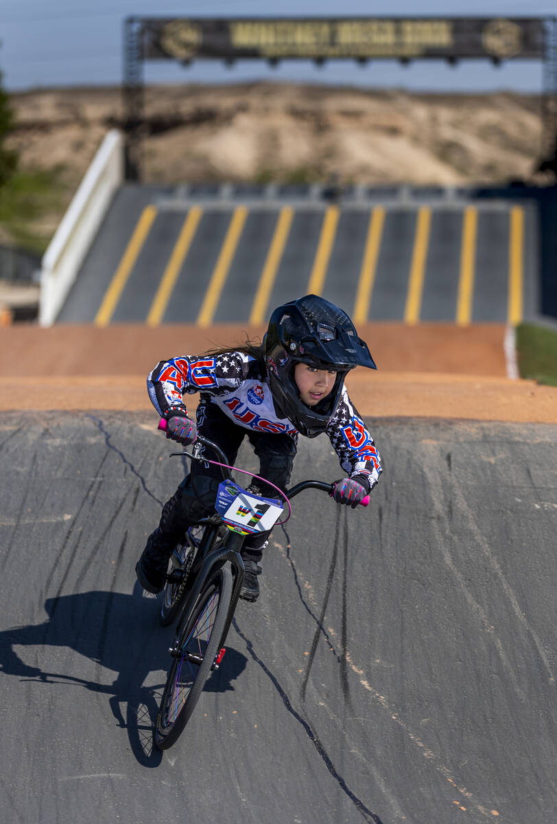 Isabella Smith won the world BMX championship for her age group last month and races at her loc ...