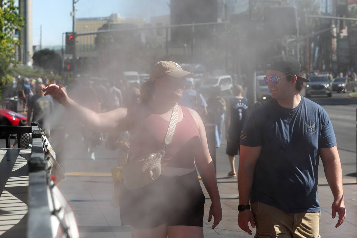 Las Vegas high temperatures may reach 106 to 111 on June 11-12, 2024, according to the National ...