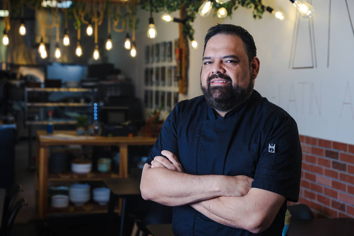 Chef and owner Steve Kestler poses for a portrait at his restaurant, Aroma Latin American Cocin ...