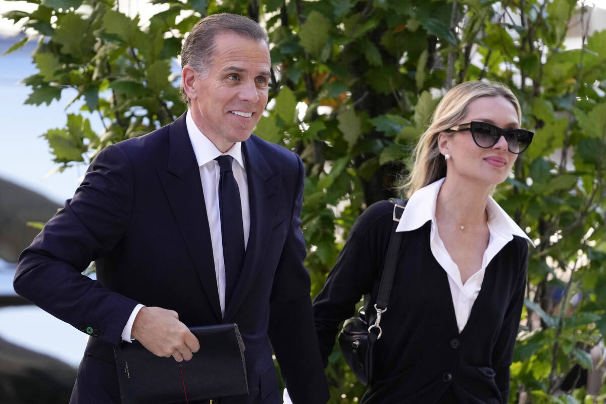 Hunter Biden arrives to federal court with his wife, Melissa Cohen Biden, Monday, June 10, 2024 ...