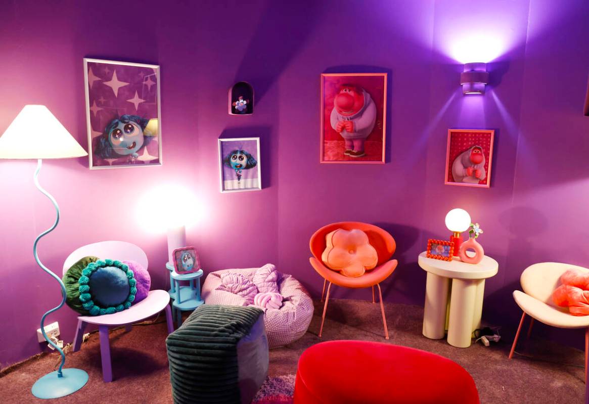 A den with the theme of Envy and Embarrassment is pictured at an "Inside Out 2"-theme ...