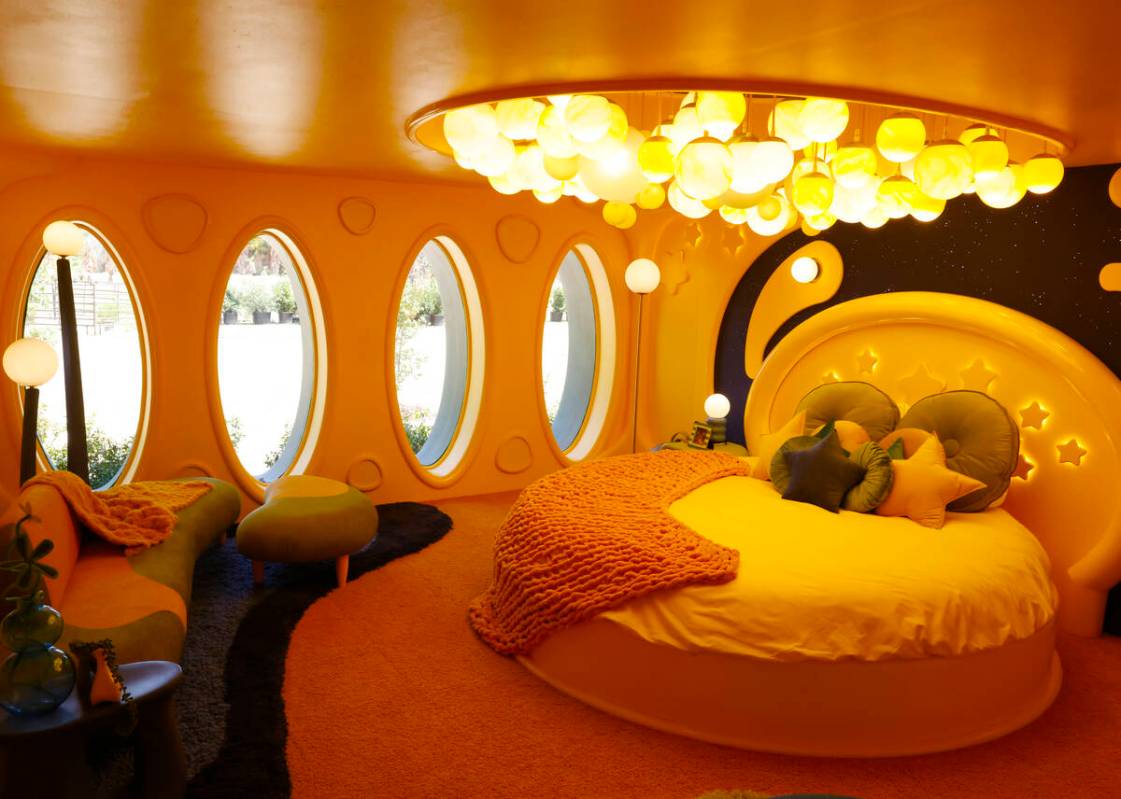 The Joy bedroom, inside an "Inside Out 2"-themed property with rooms inspired by the ...