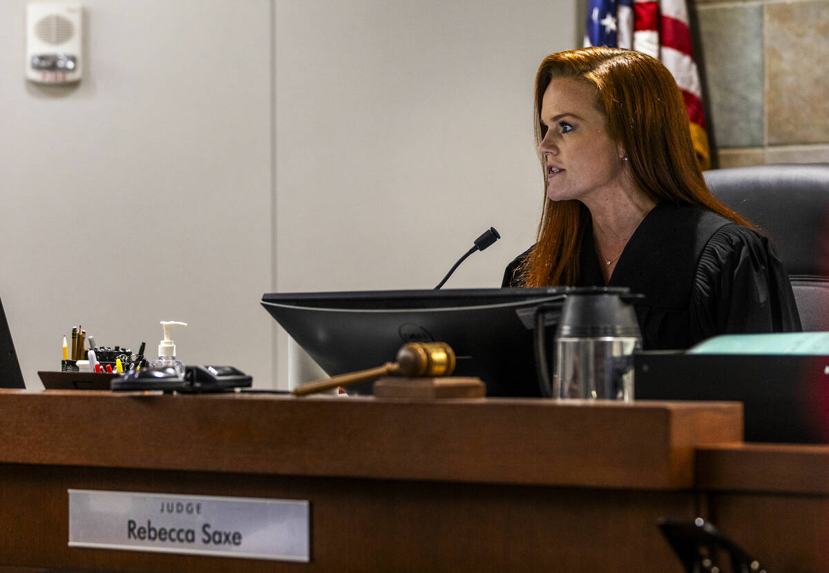 Judge Rebecca Saxe speaks to Christopher Winter during his initial appearance facing animal abu ...
