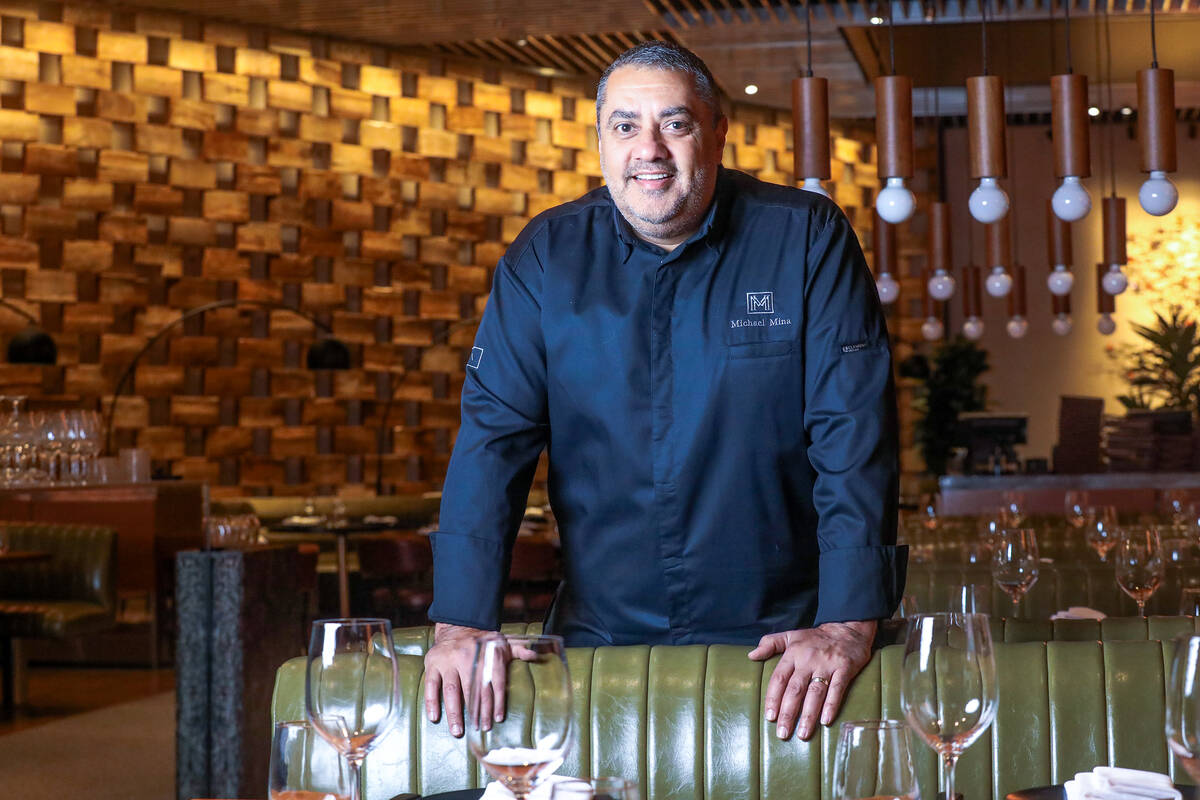 Chef Michael Mina. (Rachel Aston/Las Vegas Review-Journal) @rookie__rae