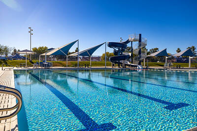 The Silver Mesa Pool on Allen Lane in North Las Vegas is shown in this undated photo. (North La ...