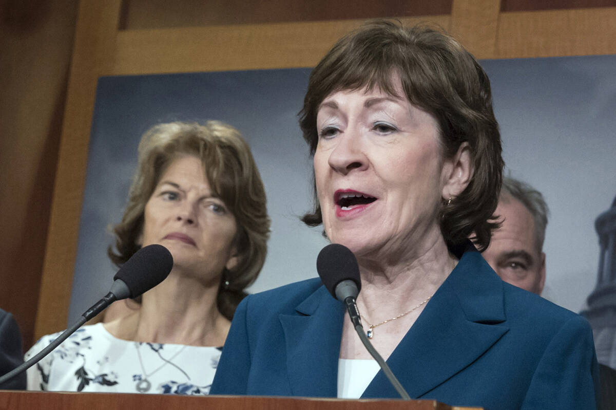 Sen. Susan Collins, R-Maine, the ranking member of the Senate Appropriations Committee, is the ...