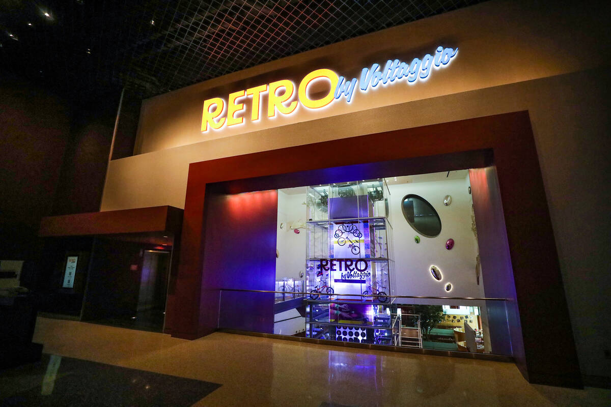 The Retro By Voltaggio restaurant at Mandalay Bay in Las Vegas, Thursday, May 11, 2023. (Rachel ...