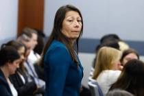 Former Las Vegas Police detective Pamela Bordeaux, accused of shooting and killing her former s ...