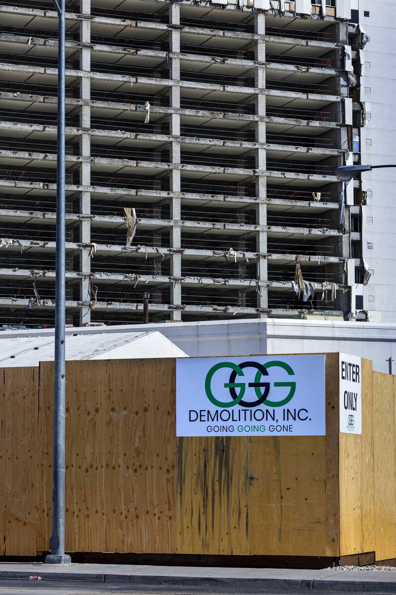 GGG Demolition, Inc., is coordinating the deconstruction as demolition continues on the Tropica ...