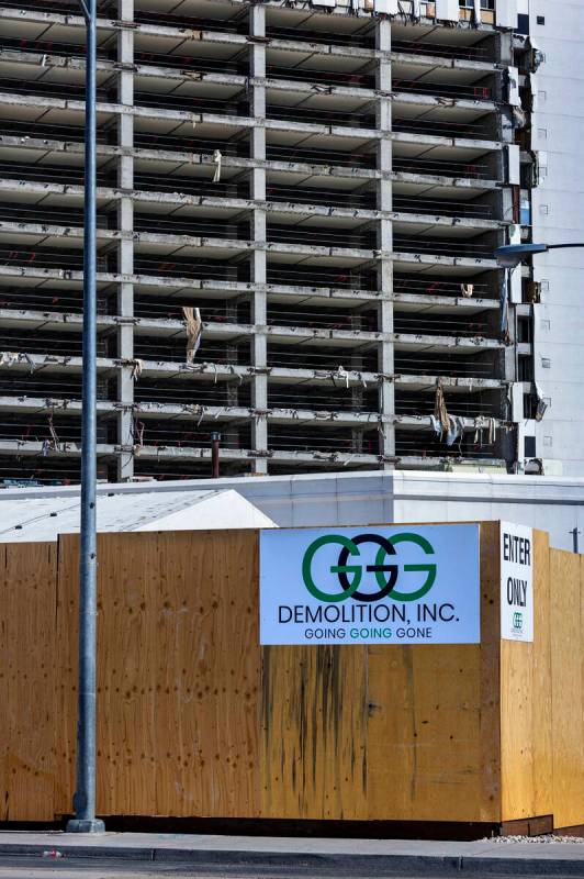 GGG Demolition, Inc., is coordinating the deconstruction as demolition continues on the Tropica ...