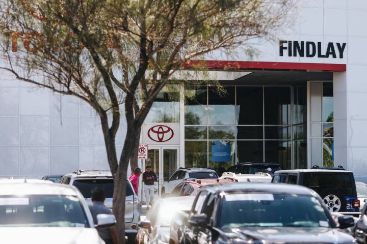 Findlay Toyota is seen on Saturday, June 22, 2024, in Henderson. (Madeline Carter/Las Vegas Rev ...