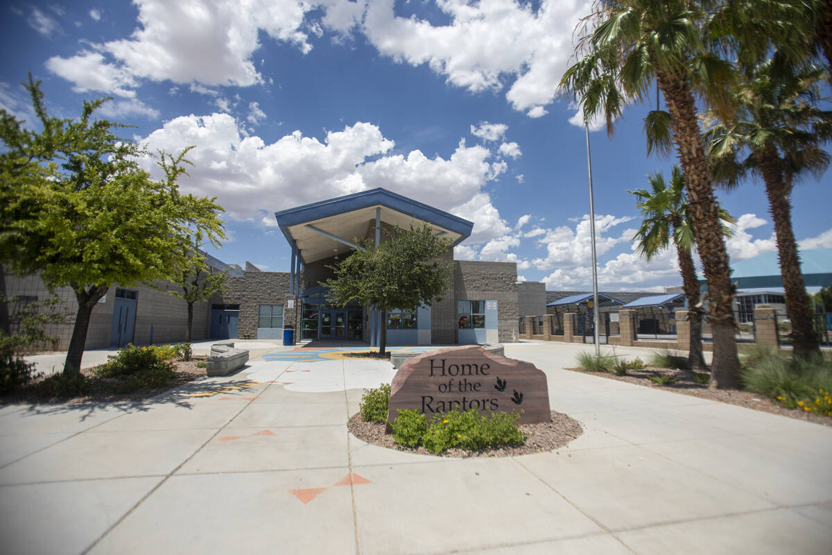 Rogers Elementary School on June 25, 2024, in Las Vegas. (Daniel Jacobi II/Las Vegas Review-Jou ...