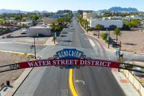 The Water Street District of downtown Henderson pictured, on Tuesday, June 25, 2024. (Bizuayehu ...