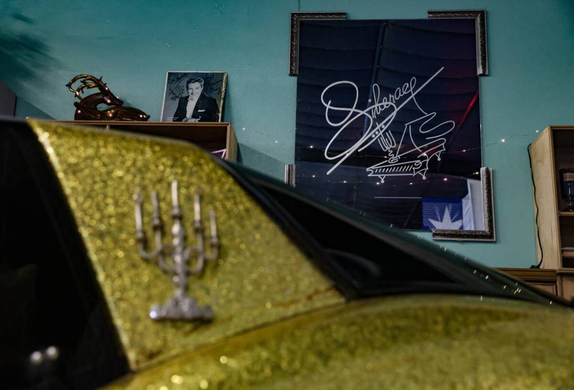 Belongings of Liberace, the famed entertainer, at the Liberace Garage in Las Vegas, Monday, Jun ...