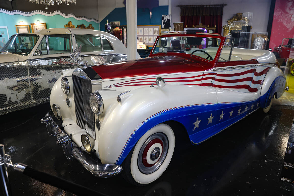 Liberace’s 1976 Bicentennial Rolls Royce, designed for Liberace Show ’76 and used at his sh ...