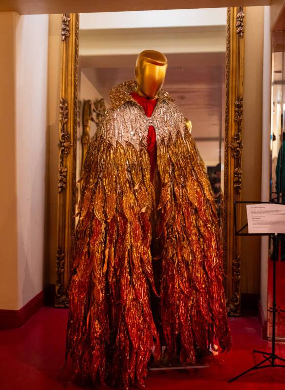 Liberace's flame costume, which weighs 180 pounds and was constructed for his 1979 show at the ...