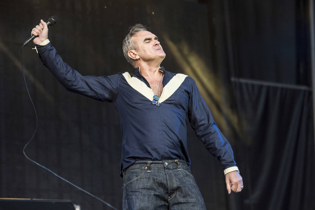 Morrissey performs during the Firefly Music Festival on June 19, 2015, in Dover, Del. (Photo by ...