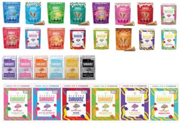 Diamond Shruumz-brand products are seen in this photo provided by the FDA. (U.S. Food & Drug Ad ...