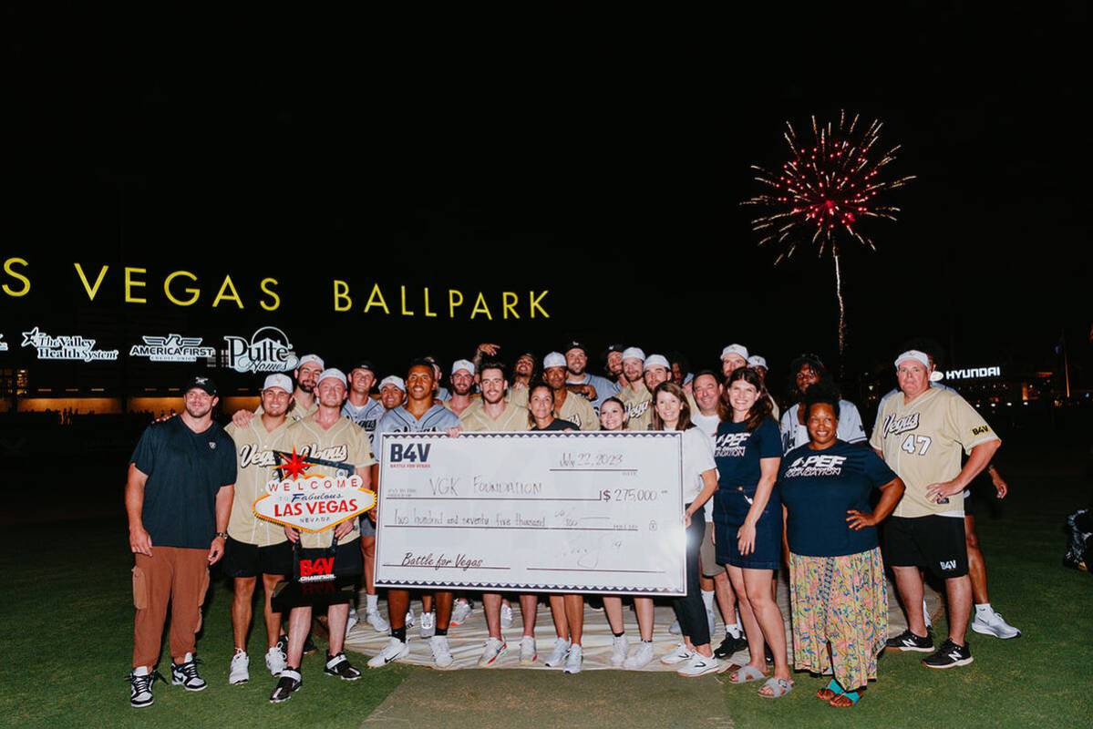 Proceeds from this year’s Battle for Vegas will again be directed to the Vegas Golden Knights ...