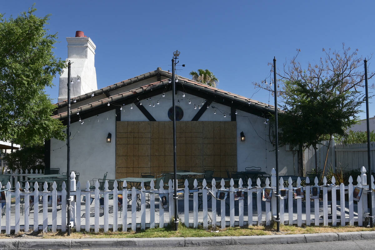 The Crown and Anchor pub at 1350 E Tropicana Avenue is seen Wednesday, July 3, 2024, in Las Veg ...