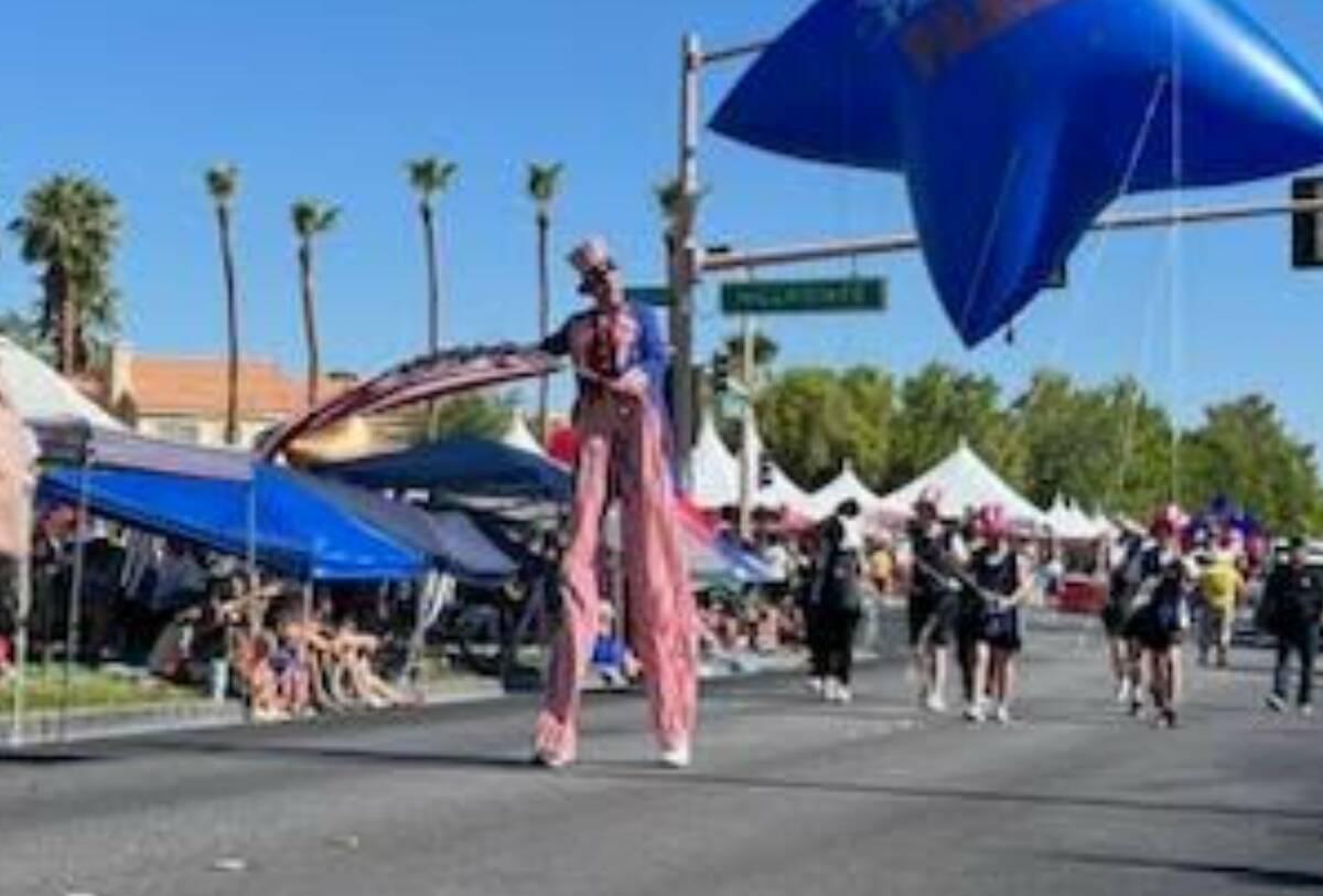 Bill Witter said he has dressed as Uncle Sam and marched in the Summerlin parade for 25 years. ...