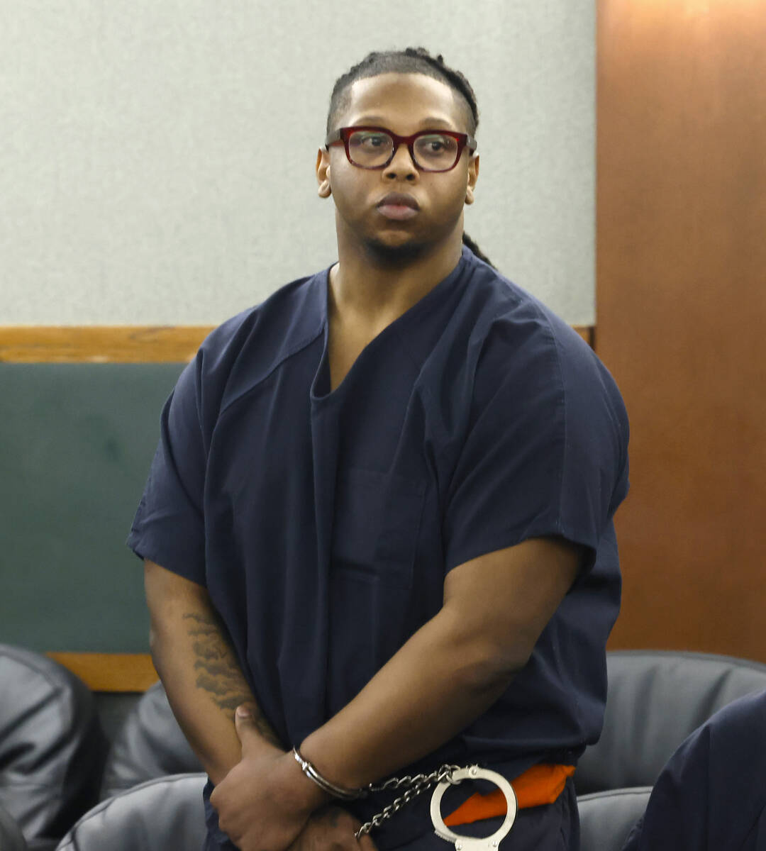 Jarquan Tiffith, charged in the killing of Angelina “Angie” Erives, appears in court during ...