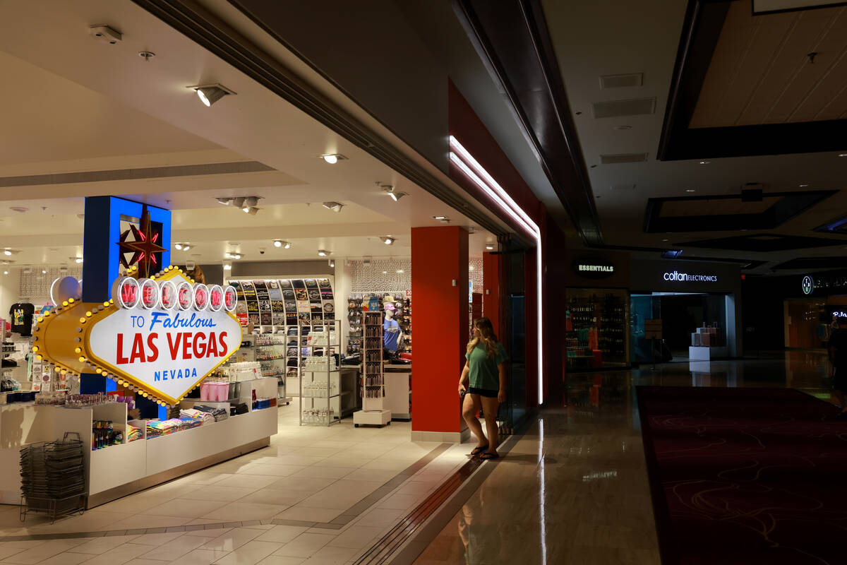 The retail area is shown at The Mirage on the Strip in Las Vegas Friday, July 5, 2024. The prop ...