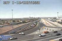 Interstate 15 has been shut down Friday, July 5, 2024, southbound at the Cheyenne exit and nort ...