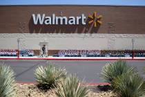 Walmart at 2310 E. Serene Ave. in Las Vegas Tuesday, March 14, 2019. (K.M. Cannon/Las Vegas Rev ...