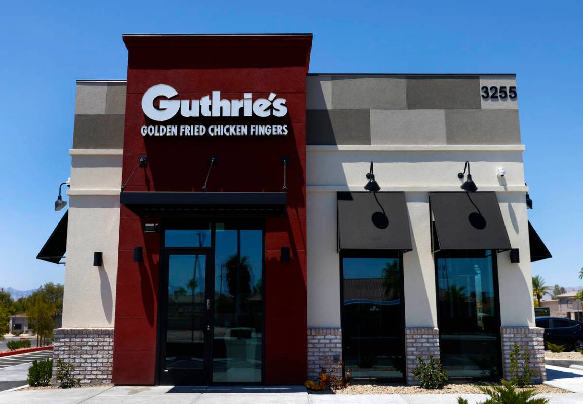 The new Guthrie's Chicken Fingers pictured on Monday, July 8, 2024, in North Las Vegas. Guthrie ...