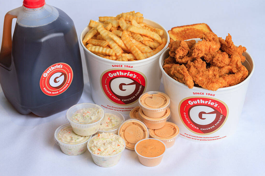 A family meal with a gallon of sweet tea from Guthrie's, the chain set to open a shop in North ...