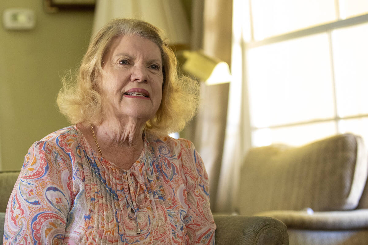 Kit Herron, 77, recalls the struggles of fixing her air conditioner at her home Friday, July 5, ...