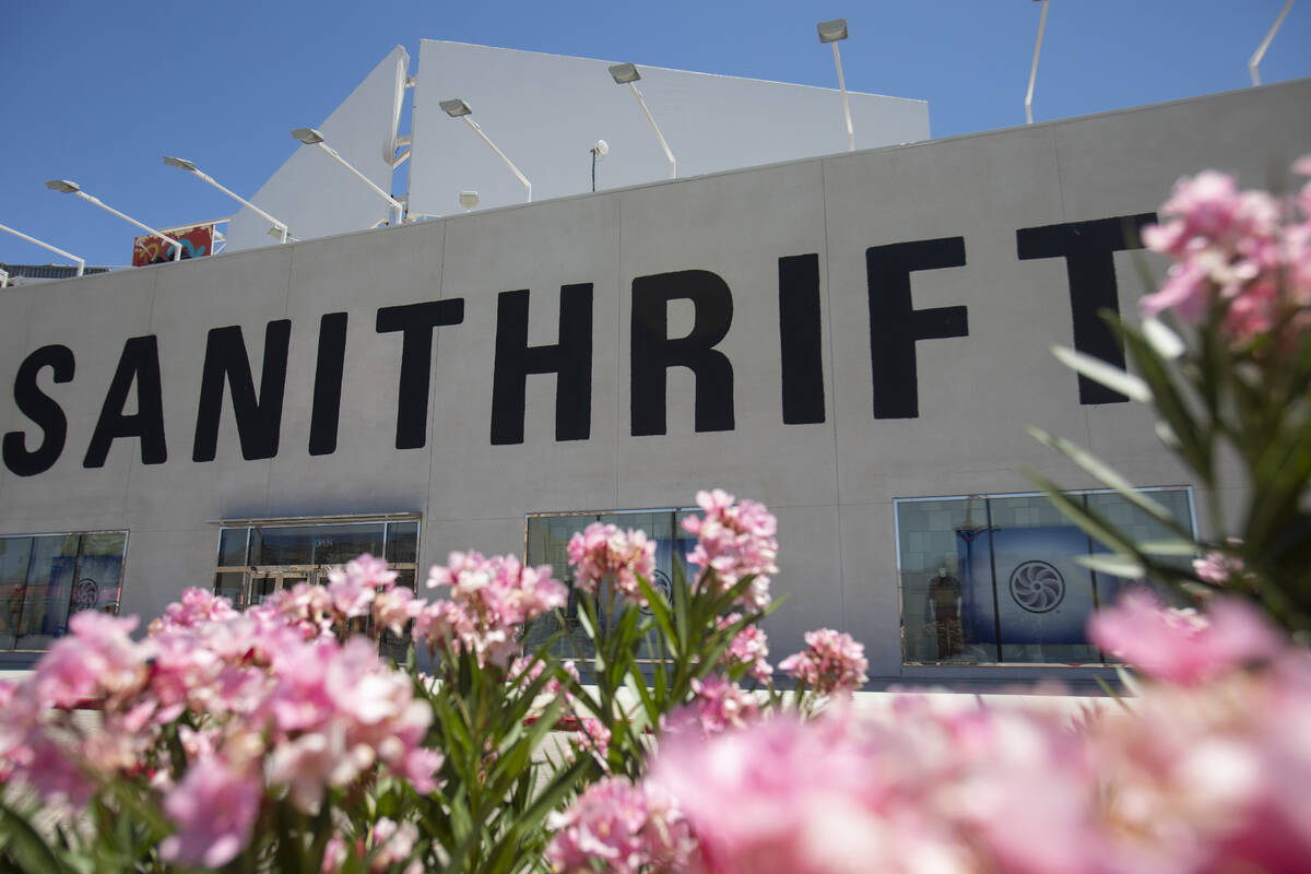 Sanithrift at the Primm Mall Tuesday, July 2, 2024, in Primm. (Daniel Jacobi II/Las Vegas Revie ...