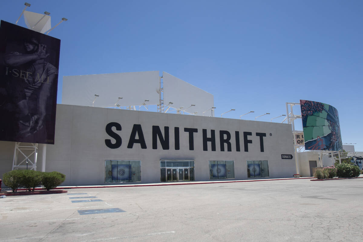 Sanithrift at the Primm Mall Tuesday, July 2, 2024, in Primm. (Daniel Jacobi II/Las Vegas Revie ...