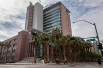 The Regional Justice Center in Las Vegas. (Ellen Schmidt/Las Vegas Review-Journal) @ellenkschmidt_