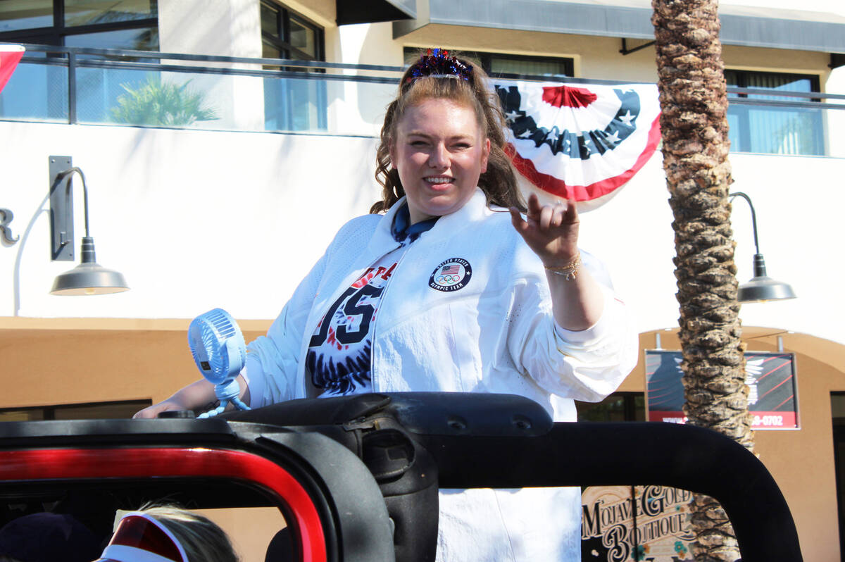 Boulder City's Lexi Lagan will soon leave for the Olympic Games in Paris. (Review-Journal photo)