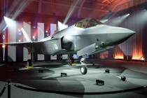 FILE - The unveiling of the first F-35 fighter plane to be delivered to the Netherlands, which ...