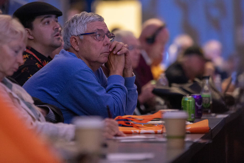 Attendees listen to Independent presidential candidate Robert F. Kennedy Jr. speak during the F ...