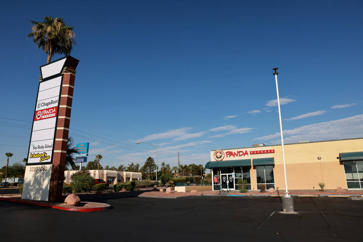 Panda Express is seen at Renaissance III shopping center is shown in Las Vegas Monday, July 15, ...