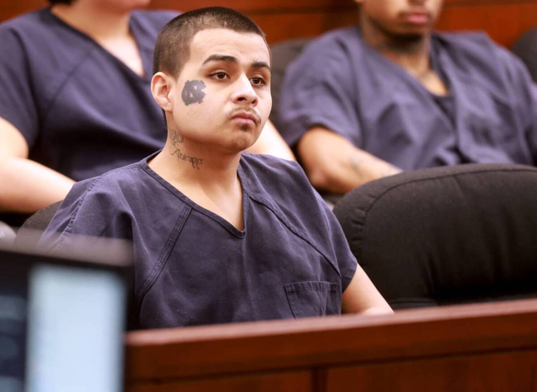 Jesus Ayala, 18, who with Jzamir Keys, 17, is accused of killing a former California police chi ...